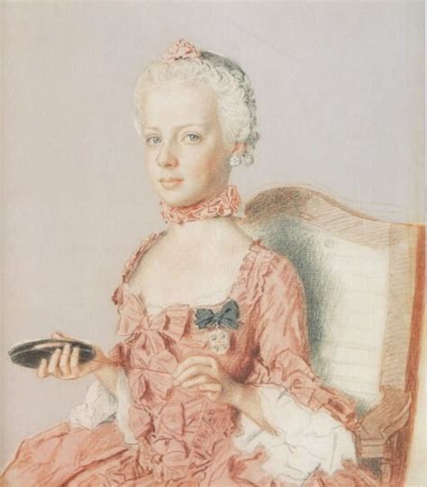 1762 Marie Antoinette At About Age Seven By Jean Etienne Liotard Marie