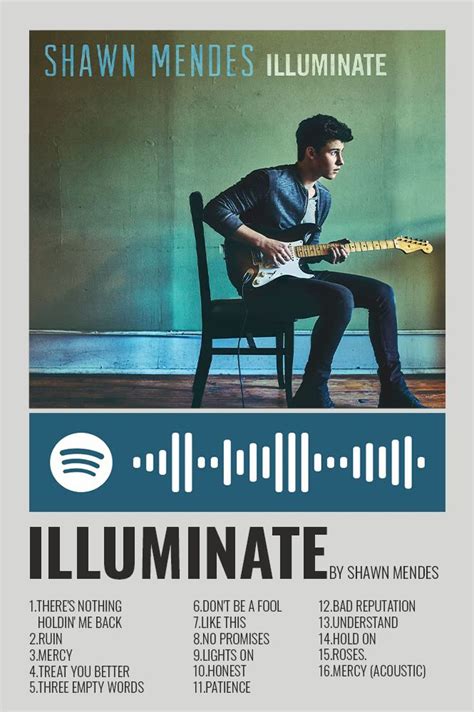 Illuminate By Shawn Mendes Musica Decoração