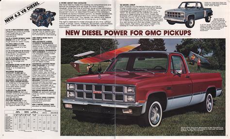 1982 Pickup Gmc Sales Brochure