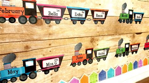 Train Theme Bulletin Boards