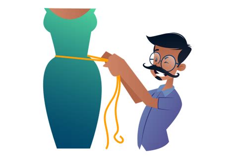 Best Premium Indian Tailor Measuring Womans Waist For Dress