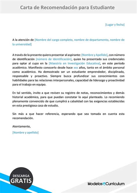 Ejemplo De Carta De Recomendacion Academica Para Universidad Ciencia Images