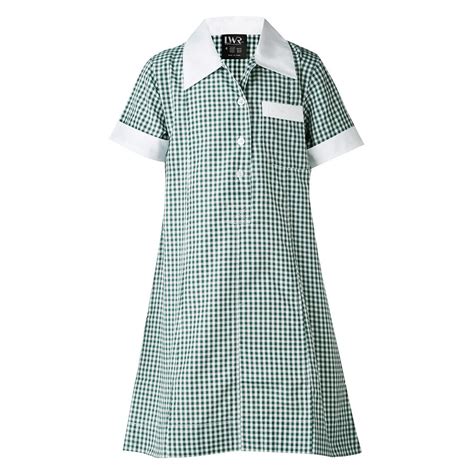 Uniform Australia Lw Reid G3250sd Cowan Check School Dress Scrubs
