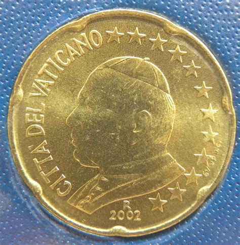 Vatican 20 Cent Coin 2002 Euro Coinstv The Online Eurocoins Catalogue