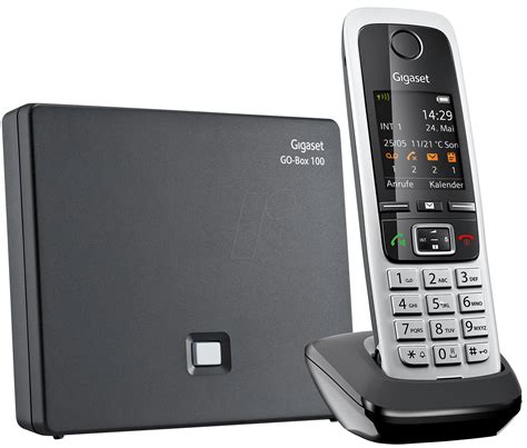 GIGASET C430AGO: DECT telephone, 1 handset, answering machine, black at reichelt elektronik