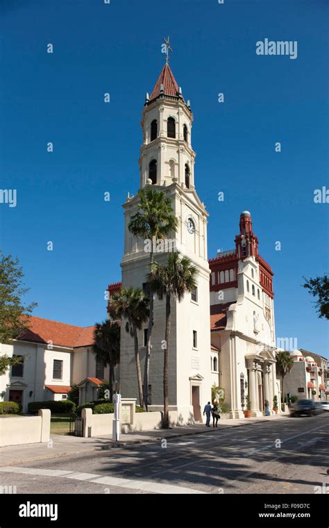 Cathedral Basilica Saint Augustine Florida Usa Stock Photo Alamy