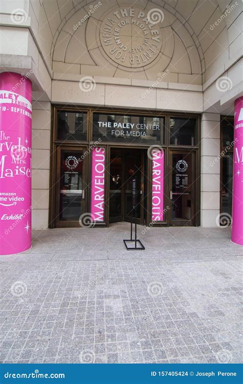 the paley center for media editorial stock image image of travel 157405424