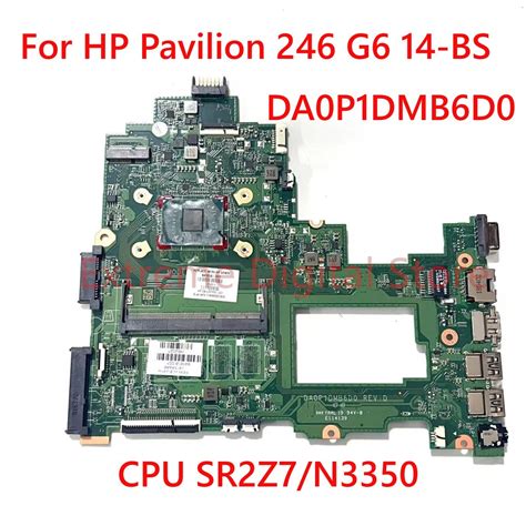 For Hp Pavilion G Bs Laptop Motherboard Da P Dmb D With Sr Z