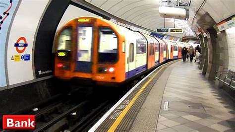 Bank Central Line London Underground 1992 Tube Stock Youtube
