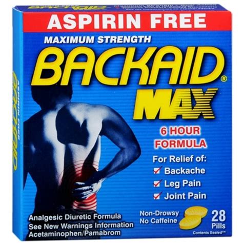 Backaid Pills 28 Tablets Pack Of 6