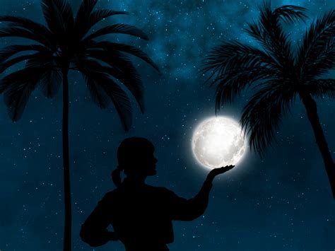 Moon In Hand Free Stock Photo Public Domain Pictures