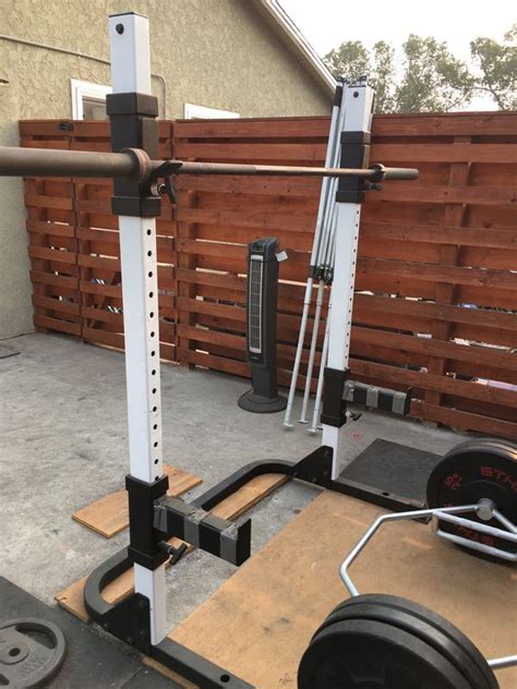 Squat Rack Tuff Stuff Brand Heavy Duty With Safety Bars For Sale In