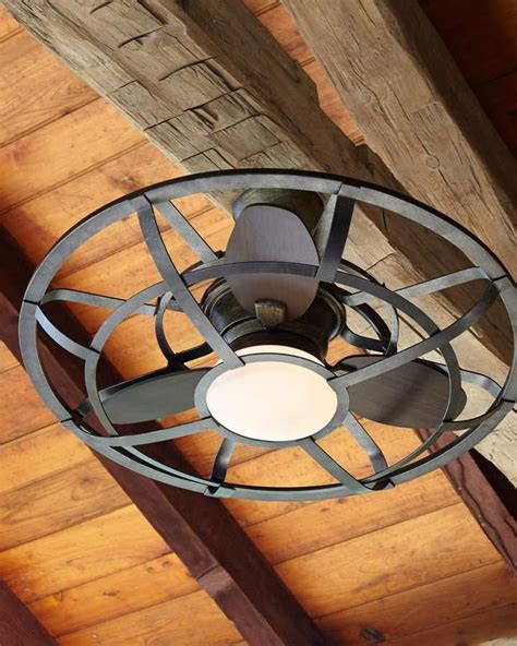 Alsace Outdoor Cage Ceiling Fan Decoratingkitchen Caged Ceiling Fan