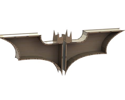 Batman Shelf Cnc Laser Cutting Cdr Dxf File Free