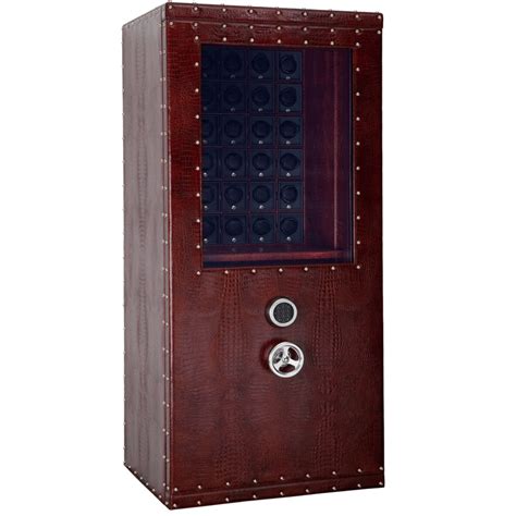Luxury Safe Covered in Leather with 48 Watch Winders in Hidden ...