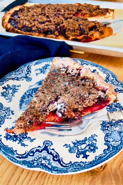 Spiced Plum Crumble Tart The Bossy Kitchen