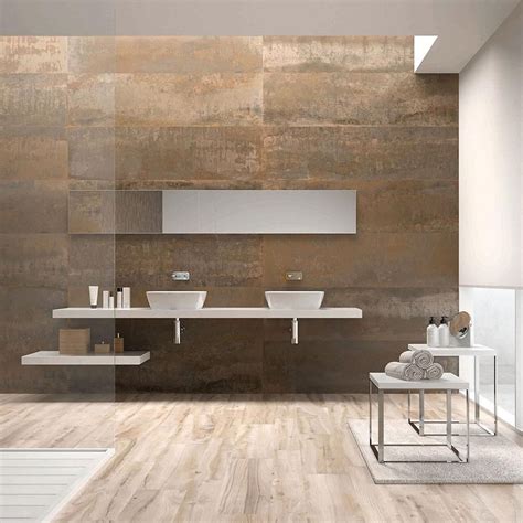 Fall Home Trends Copper Bathroom Tiles And Decor Porcelain Wall