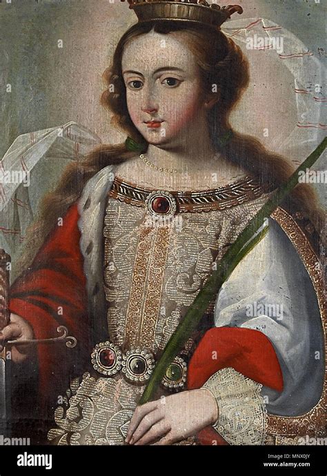 Deutsch Heilige Katharina 18th Century 1083 Saint Catherine