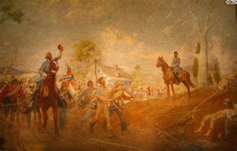 Spring Of The Confederacy Mural With Stonewall Jackson At Little Sorrel