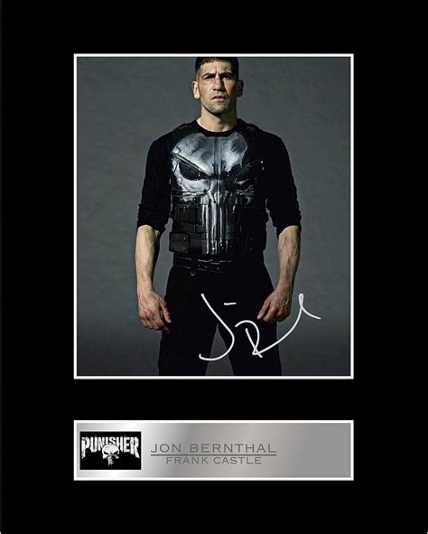 Iconic Pics Jon Bernthal Signed Mounted Photo Display