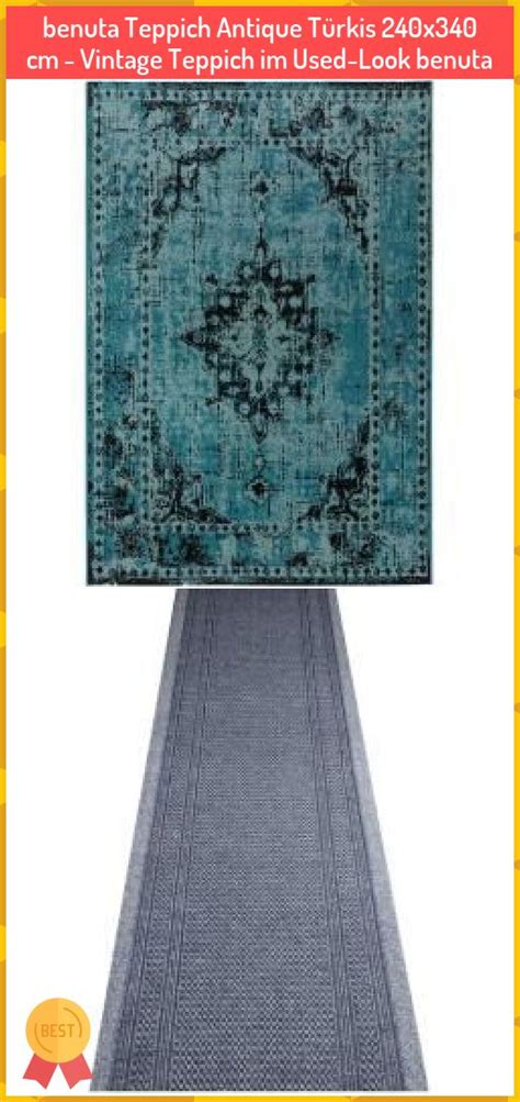 Was tun, bei motten im teppich? benuta Teppich Antique Türkis 240x340 cm - Vintage Teppich ...