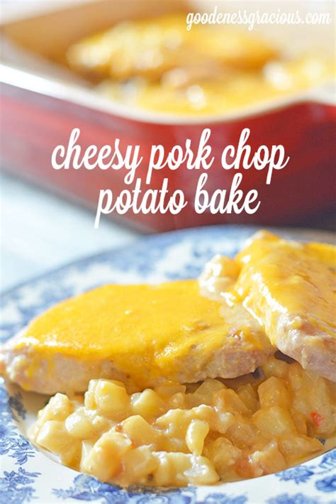 Easiest way to prepare pork chop and potato casserole