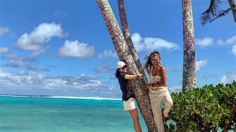 Cook Islands Girls Trip And The Whitest Beach Ever Youtube
