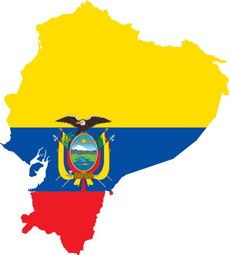 Ecuador Ejemplo Detallado Del Vector Del Mapa Y De La