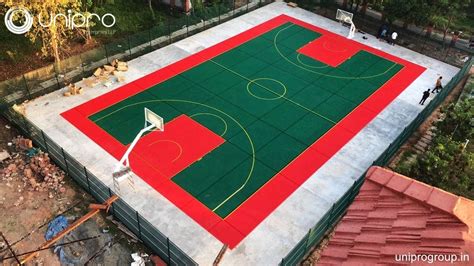 Pp Tiles Basketball Court Installation Unipro® Sports Youtube