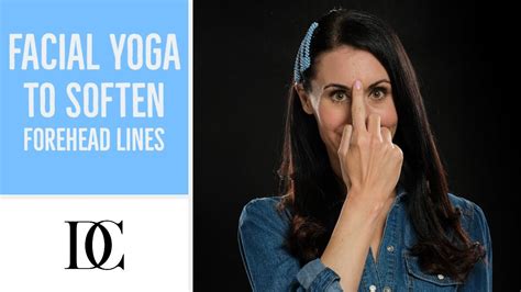 Facial Yoga To Soften Forehead Lines Youtube