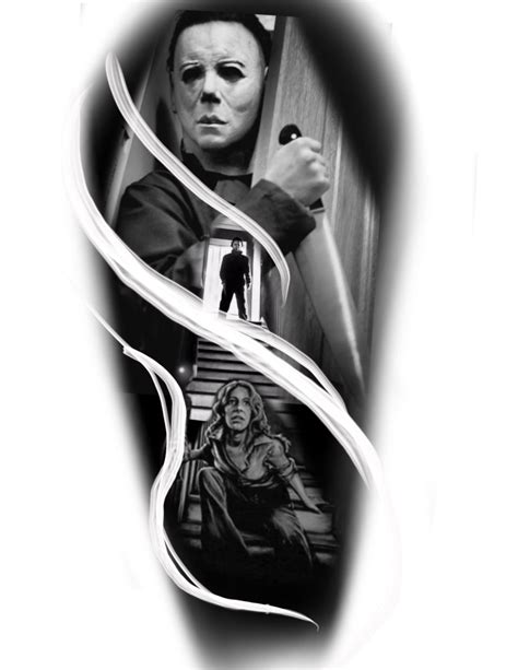 Michael Myers Michael Myers Tattoo Movie Tattoos Black And Grey Tattoos