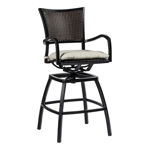 Rattan chairs bar chairs wicker find furniture outdoor furniture outdoor decor going home kitchen interior rustic. Aire Swivel Barstool - Outdoor Furniture Bar Stools