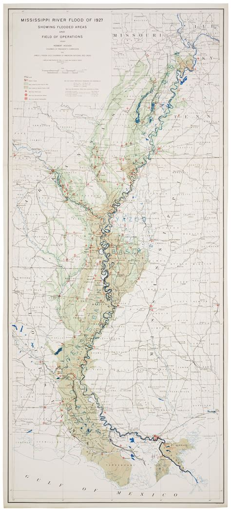 Map Of The Flood Of 1927 Lsu Law Center Climate Change