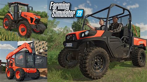 Kubota Dlc For Farming Simulator 22 Youtube