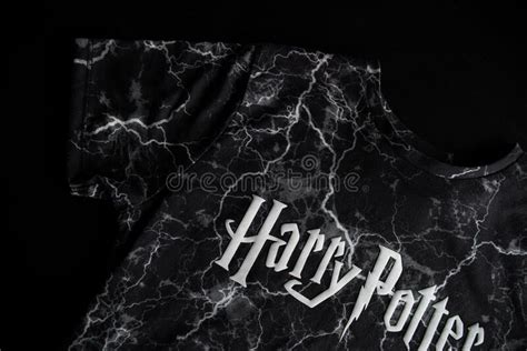 Madrid Spain March 30 2021 Harry Potter`s Marauder`s Map On Black