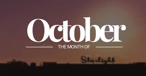 October - the 10th Month