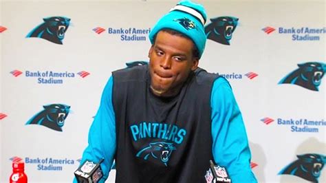 Cam Newton Makes Sexist Remark To Female Reporter Video Youtube