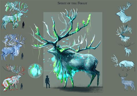 Artstation Spirit Od The Forest Concept Arts