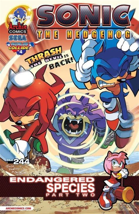 Sonic The Hedgehog 244 Endangered Species Part Two Issue
