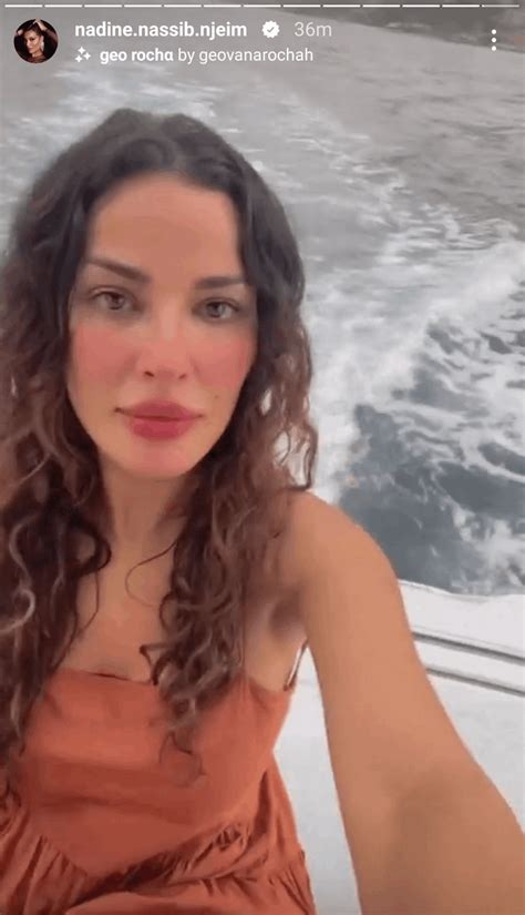 On A Boat Nadine Nassib Njeim Is Enjoying Her Time On The Sea See The Pictures Archyde