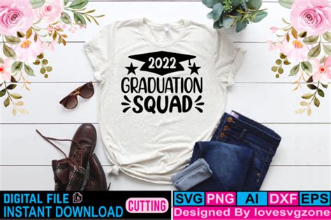 2022 Graduation Squad Graphic By Lovesvgzone · Creative Fabrica