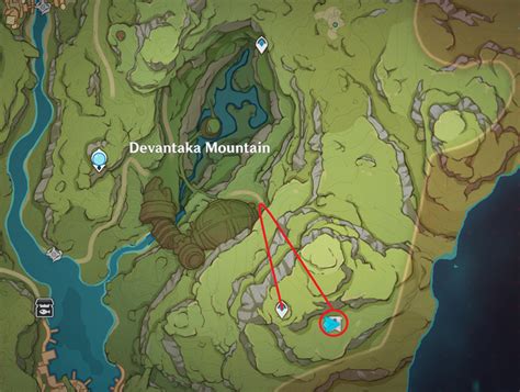 Genshin Sumeru Puzzle Guide 4 Dendro Statue Devantaka Mountain