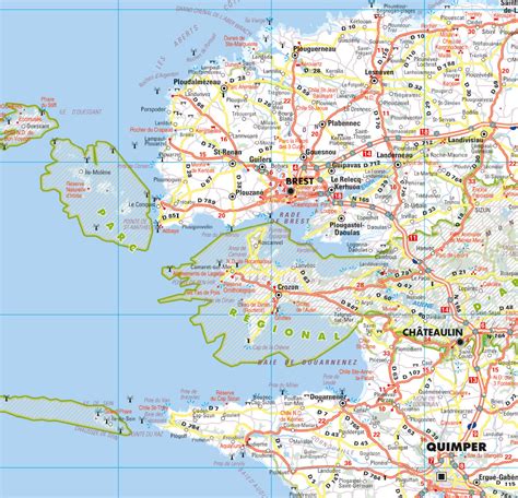 Carte De France Quart Nord Ouest Carte Réalisée Par Blay Foldex