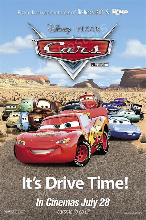 disney pixar cars movie premium poster made in usa prm175 ebay