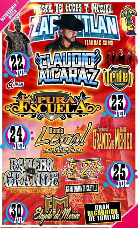 Fiesta De Luces Y Música Zapotitlán 2023 Dónde Hay Feria