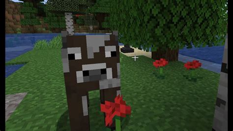 Can You Turn A Cow Into A Mooshroom Minecraft Youtube