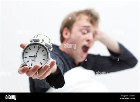 A Man Yawning Stock Photo Alamy