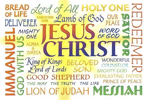 Names Of Jesus Christ Wonderful Counselorthe Mighty God The