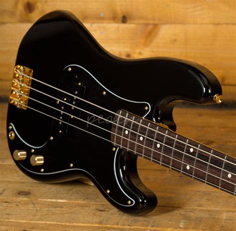Fender Fsr Mij Precision Bass Rw Midnight Black Peach Guitars