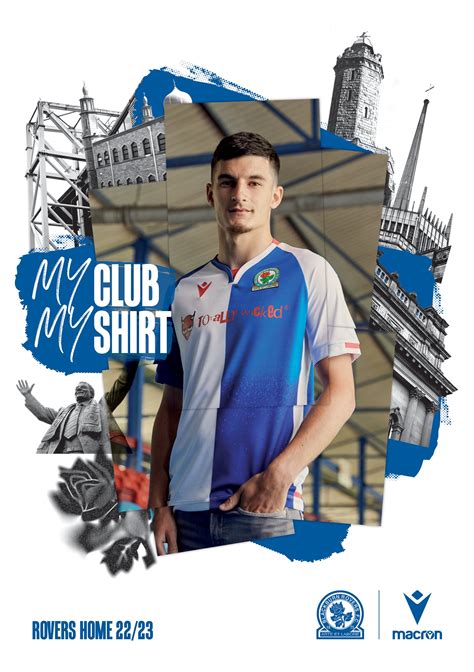 Blackburn Rovers 2022 23 Macron Home Kit Football Shirt Culture